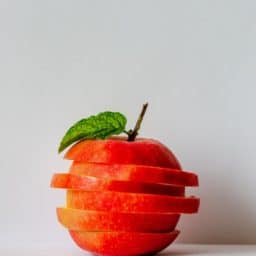 cut up apple